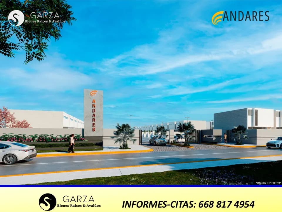 VENTA DE TERRENOS EN RESIDENCIAL ANDARES